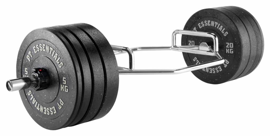 PT Essentials DEADLIFT Hi Temp Bumperplate Set met Hex Bar Black