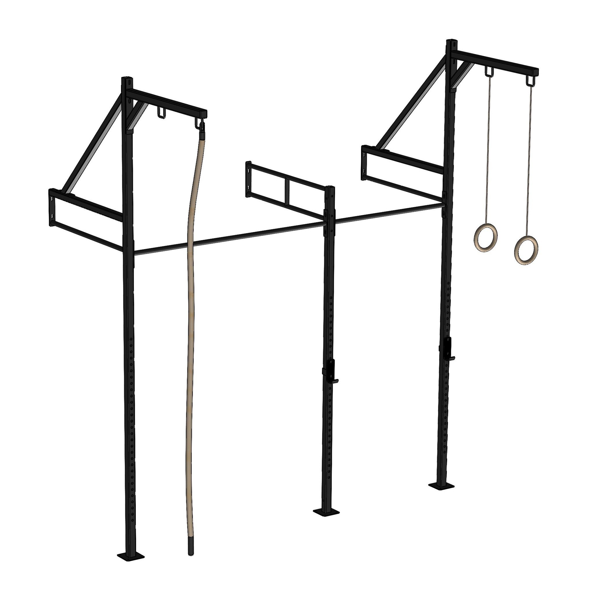 PT Essentials Wall Mount Crossfit Rig V24