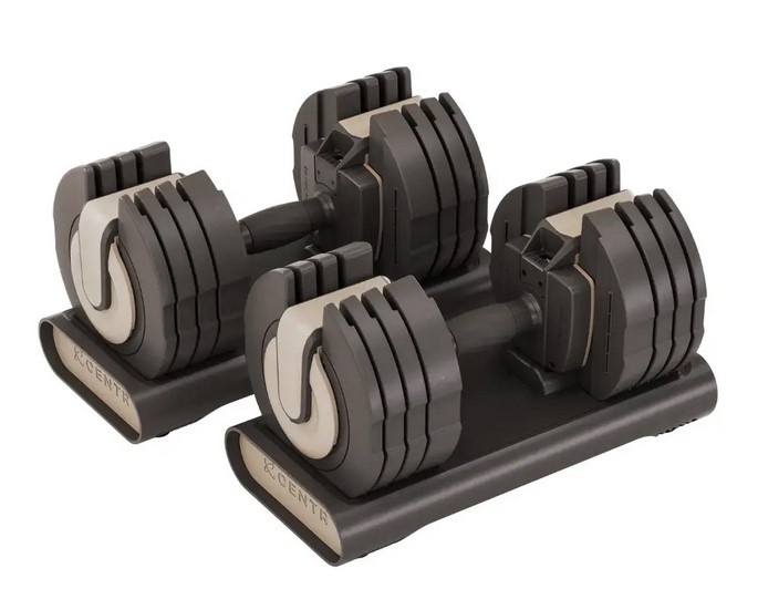 Centr Smart Stack 50 Verstelbare Dumbbells 2 x 22