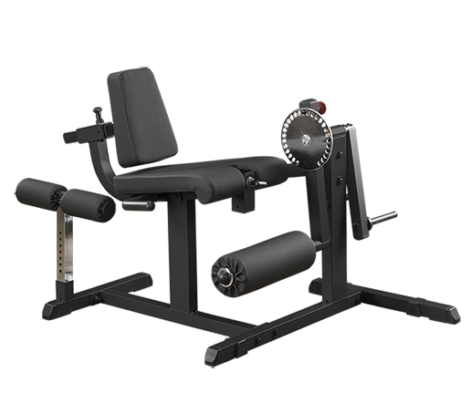Body-Solid GCEC340B Black Leg Extension en Curl Machine - Plate loaded