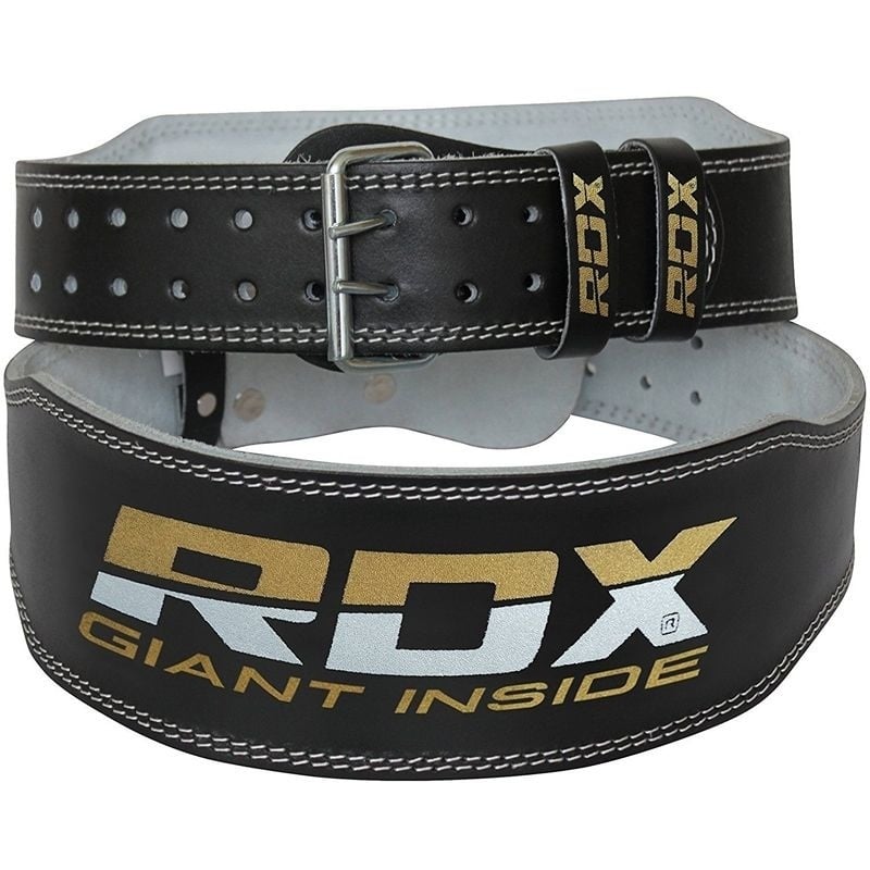 RDX Sports Gym Lederen Gewichtenhef Riem