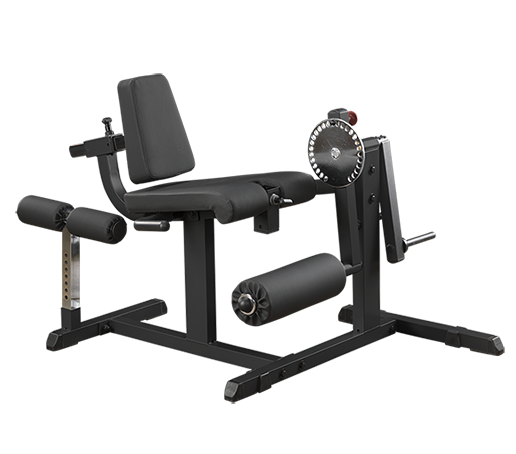 Body-Solid GCEC340B Black Leg Extension en Curl Machine - Plate loaded