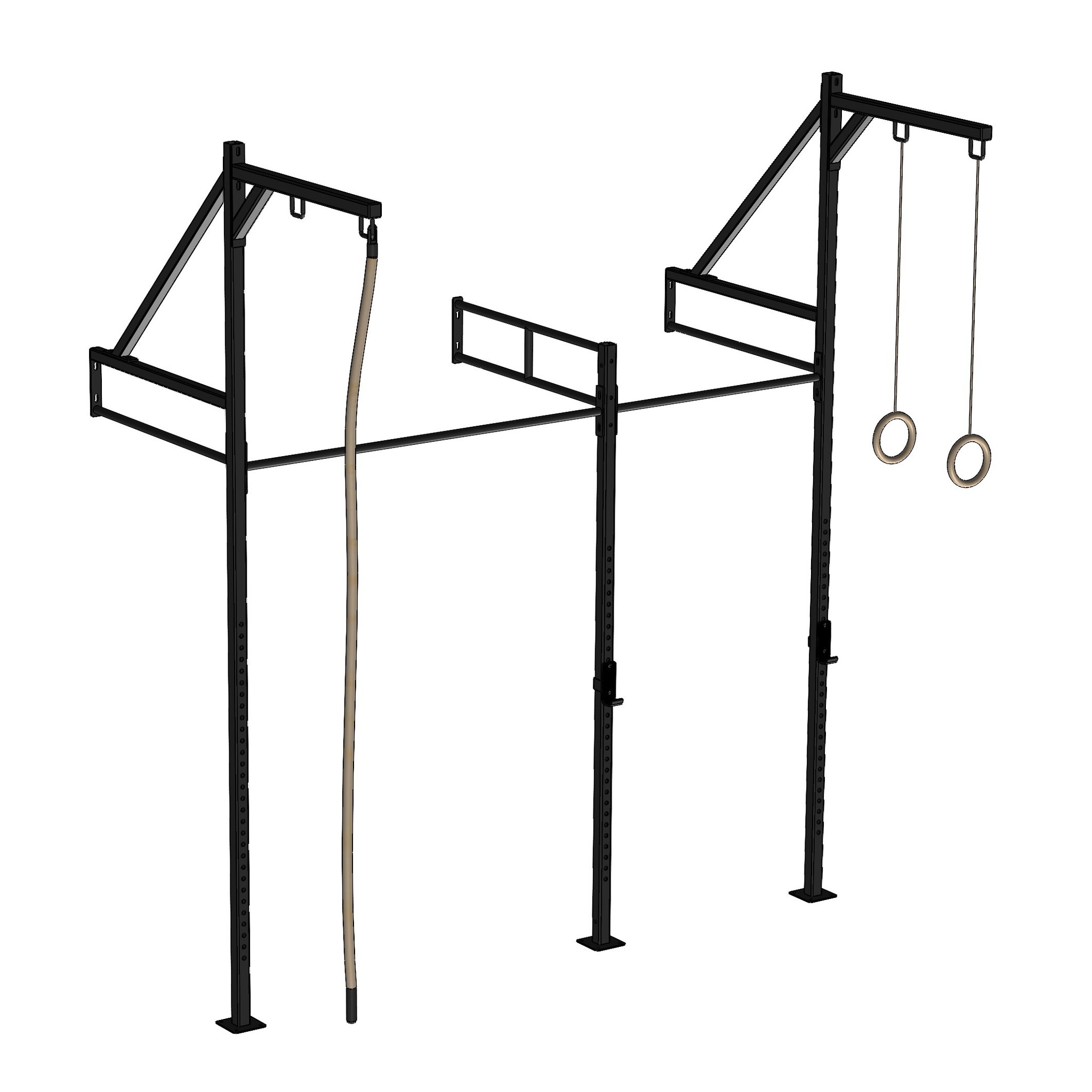 PT Essentials Wall Mount Crossfit Rig V24