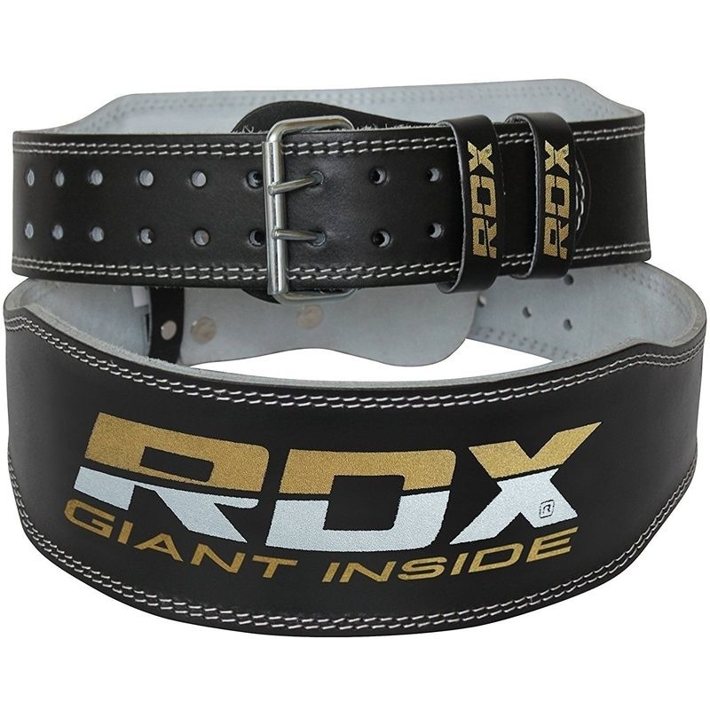 RDX Sports Gym Lederen Gewichtenhef Riem