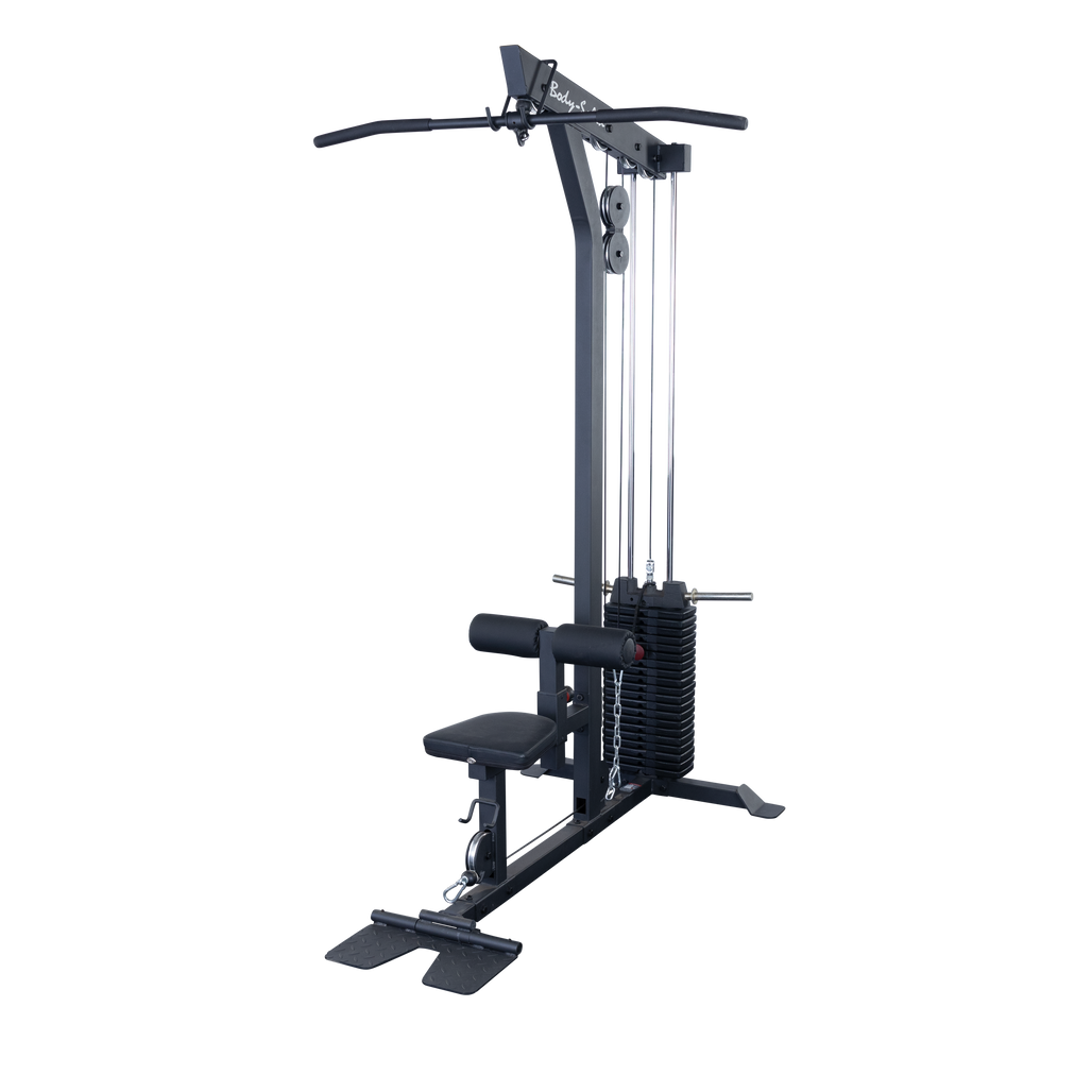Body-Solid GLM85B PRO Lat Machine Black inclusief Weight Stack
